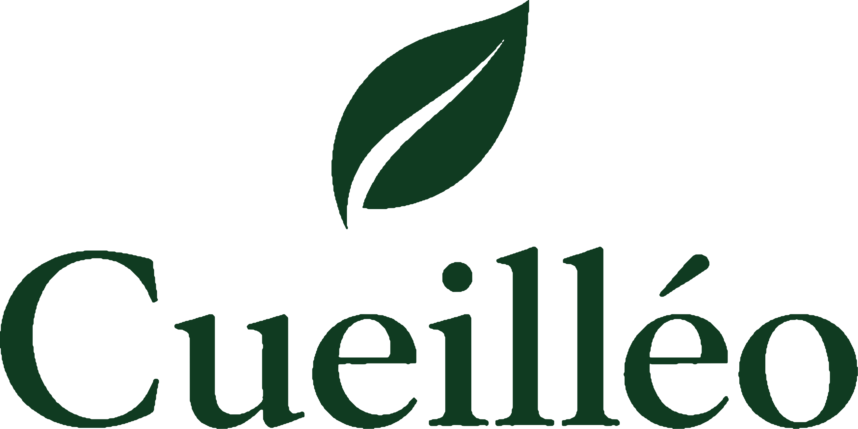 Logo Cueilléo, Une couleur